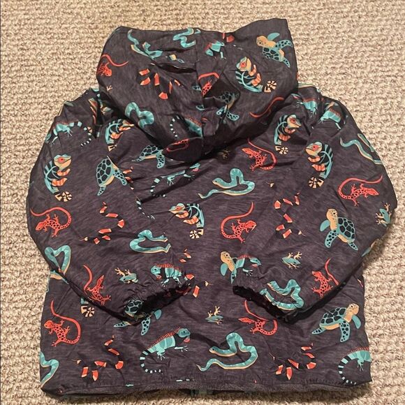 Children's Dino Adventure Raincoat - Dark Blue - Picture 5 of 6